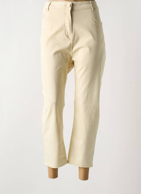 Blugi cu croială dreaptă bej GRIFFON femeie