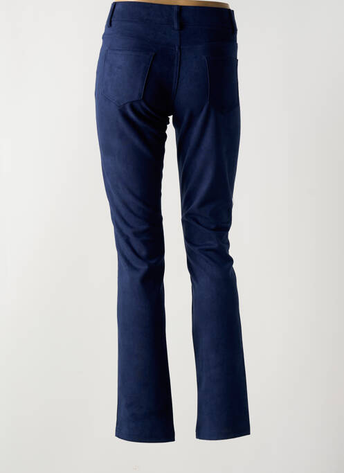 Pantalon slim albastru GEVANA femeie
