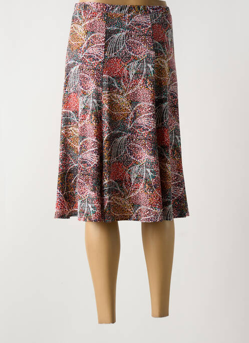 Fustă midi roșu GEVANA femeie