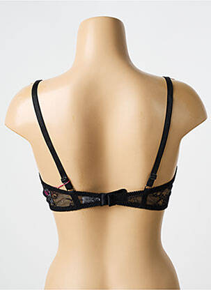Sutien ușoară și transparentă sutien cupe întregi cu decolteu înalt negru LINGERIE STORY femeie