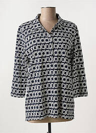 Polo elasticitate mâneci 3/4 albastru BETTY BARCLAY femme
