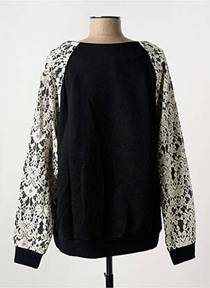 Hanorac broderie mâneci lungi negru SIMPLE CITY femeie