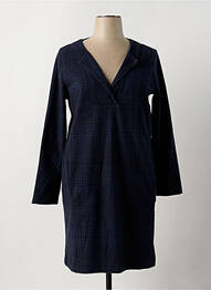 Rochie midi mâneci lungi mâneci lungi albastru LA FEE MARABOUTEE femeie