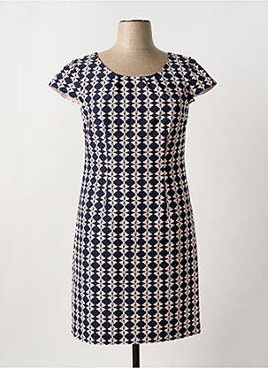 Rochie midi imprimeu floral mâneci scurte albastru BETTY BARCLAY femeie