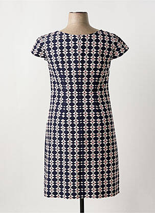 Rochie midi imprimeu floral mâneci scurte albastru BETTY BARCLAY femeie