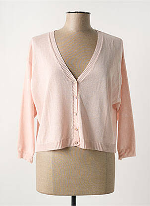 Vestă cu mâneci lungi roz LA FEE MARABOUTEE femeie