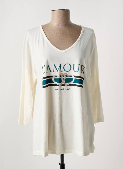 Tricou bej CISO femeie