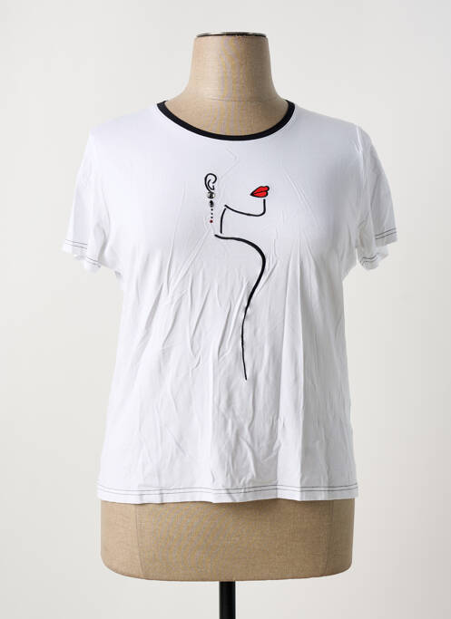 Tricou alb TELMAIL femeie