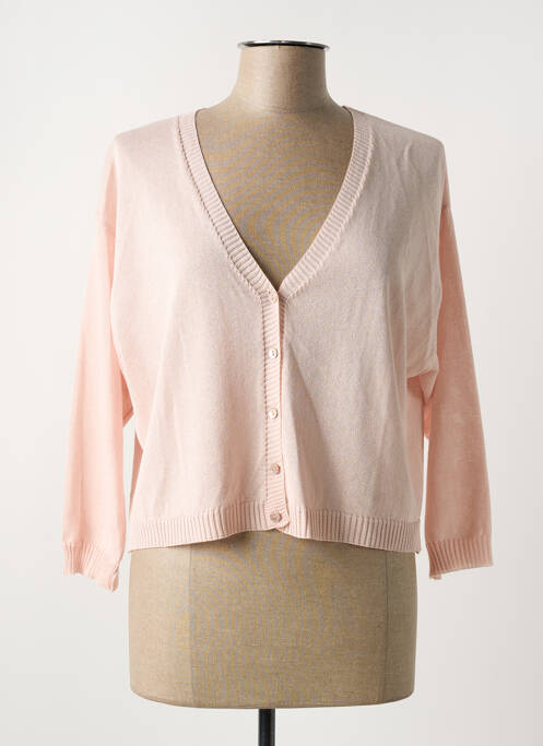 Vestă cu mâneci lungi roz LA FEE MARABOUTEE femeie