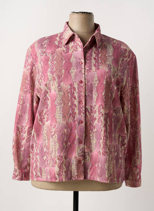 Cămașă imprimeu fantezie mâneci lungi roz VALMODE femme