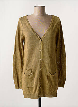 Vestă cu mâneci lungi verde NICE THINGS femeie