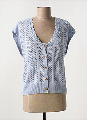 Vestă cu mâneci scurte albastru GARCIA femeie