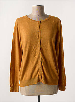 Vestă cu mâneci lungi galben SO SWEET femeie