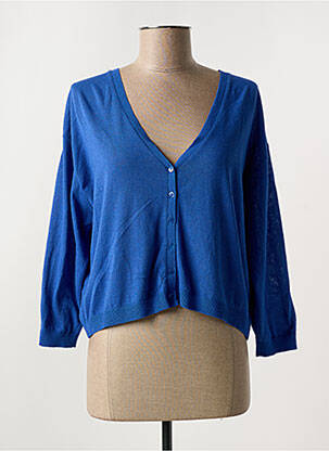 Vestă cu mâneci lungi albastru LA FEE MARABOUTEE femeie