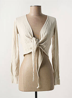 Bolero bej TRICOTONIC femeie