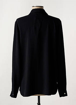 Cămașă țesătură crep mâneci lungi negru GRIFFON femeie