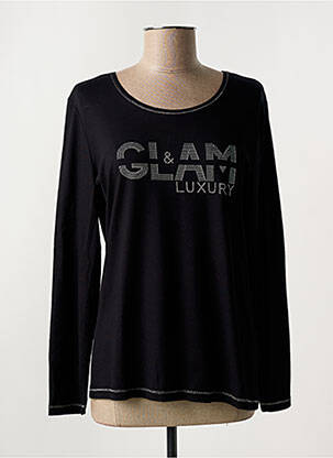 Tricou mâneci lungi mâneci lungi negru HAJO femeie