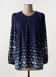 Tricou mâneci lungi mâneci lungi albastru GEVANA femme