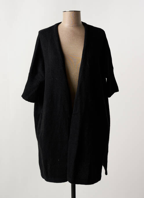 Vestă cu mâneci scurte tricotaj din plasă negru SEE U SOON femme