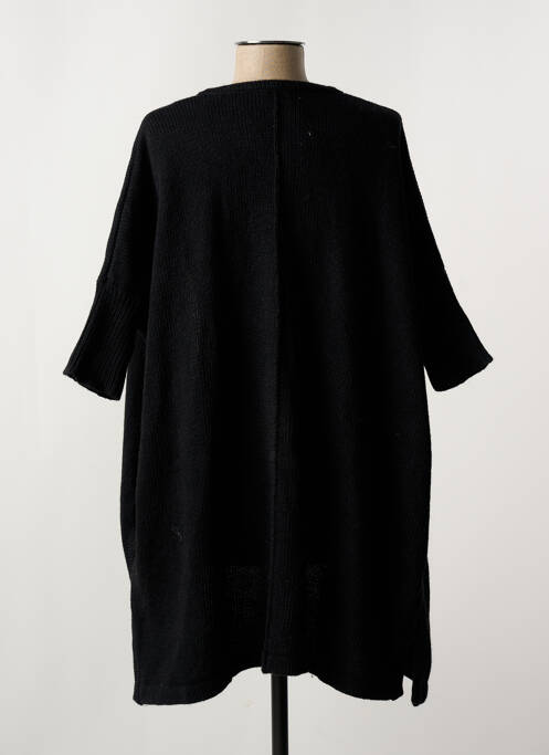 Vestă cu mâneci scurte tricotaj din plasă negru SEE U SOON femme