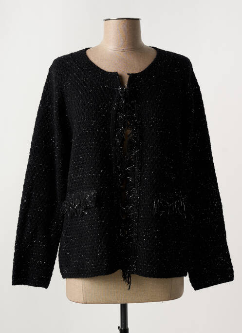 Vestă cu mâneci lungi negru GRIFFON femeie