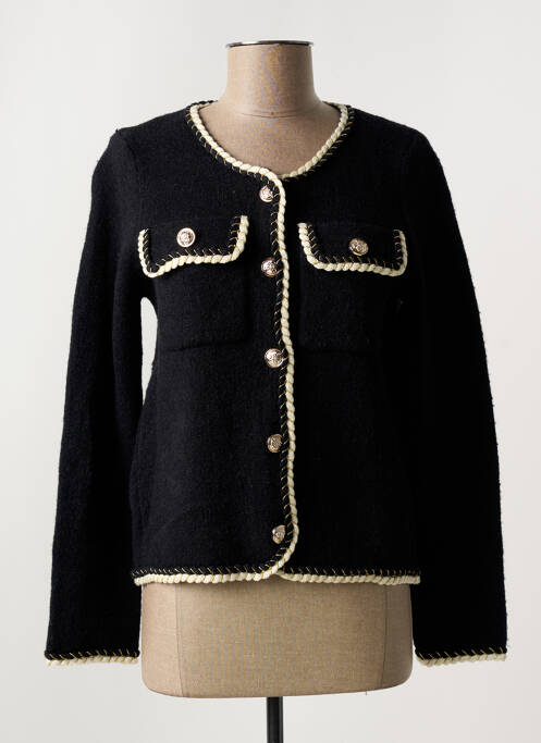 Vestă cu mâneci lungi negru ADILYNN femeie