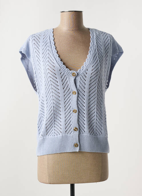 Vestă cu mâneci scurte albastru GARCIA femeie