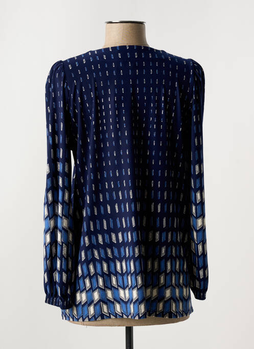 Tunică mâneci lungi albastru GEVANA femeie