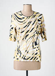 Tricou mâneci trei sferturi mâneci scurte galben BARBARA LEBEK femme
