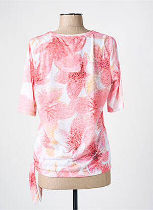 Tricou elasticitate mâneci scurte roz HAJO femeie