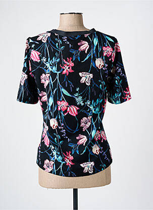 Tricou elasticitate mâneci scurte negru GARCIA femeie