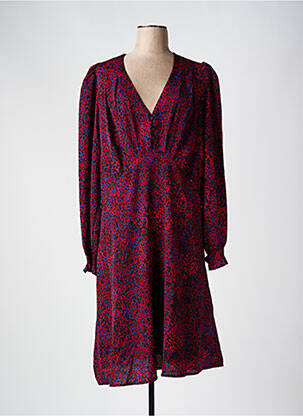 Rochie midi mâneci lungi mâneci lungi roșu MOLLY BRACKEN femeie