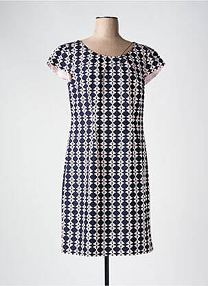 Rochie midi imprimeu fantezie mâneci scurte roz BETTY BARCLAY femeie