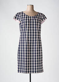 Rochie midi imprimeu fantezie mâneci scurte roz BETTY BARCLAY femme