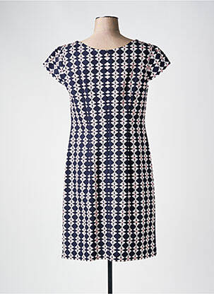 Rochie midi imprimeu fantezie mâneci scurte roz BETTY BARCLAY femeie