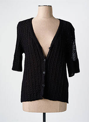 Vestă cu mâneci scurte negru PRUNELLE femeie