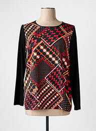 Tricou mâneci lungi mâneci lungi negru TELMAIL femme