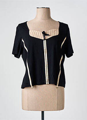 Tricou negru PAUSE CAFE femeie