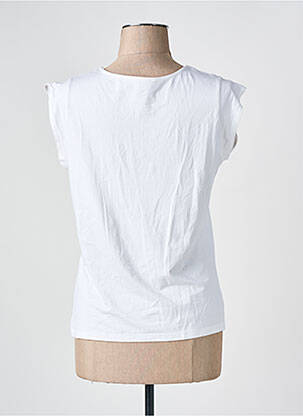 Tricou elasticitate mâneci scurte bej UN POINT C EST TOUT femeie