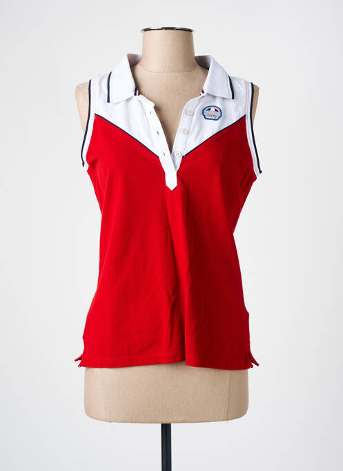 Polo roșu DELAHAYE femeie