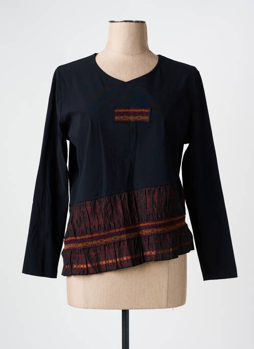 Tricou negru PAUSE CAFE femeie