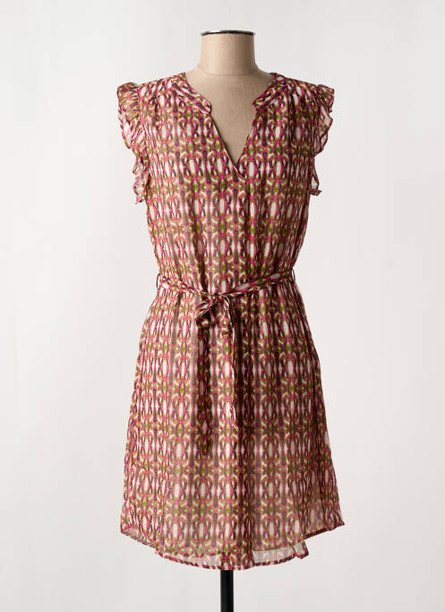 Rochie scurtă roz ARELINE femeie