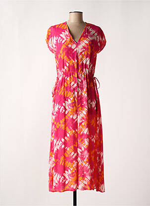 Rochie lungă roz LA FEE MARABOUTEE femeie