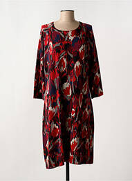 Rochie midi mâneci 3/4 mâneci 3/4 roșu GRIFFON femme