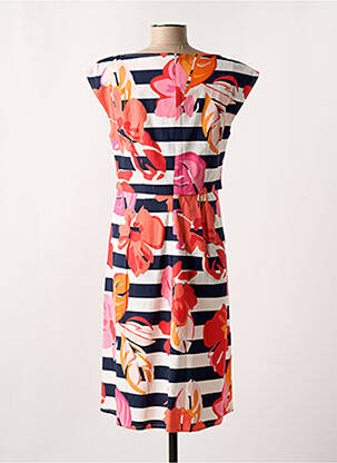 Rochie midi închidere cu fermoar la spate mâneci scurte albastru BETTY BARCLAY femeie