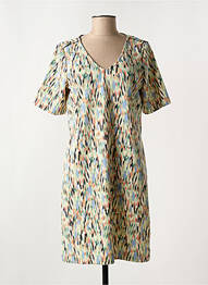 Rochie scurtă mâneci scurte mâneci scurte bej GARCIA femme