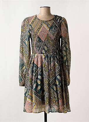 Rochie midi mâneci lungi mâneci lungi verde MOLLY BRACKEN femeie
