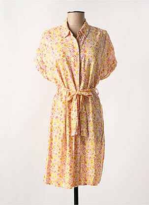 Rochie scurtă mâneci scurte mâneci scurte galben VERO MODA femeie