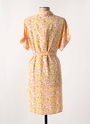 Rochie scurtă mâneci scurte mâneci scurte galben VERO MODA femeie