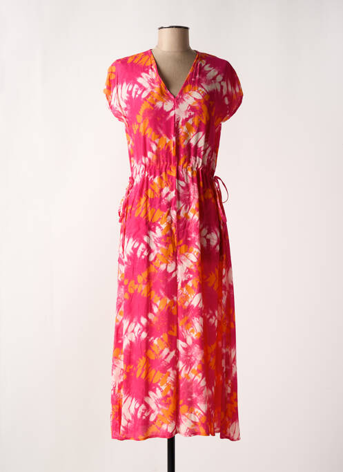 Rochie lungă roz LA FEE MARABOUTEE femeie